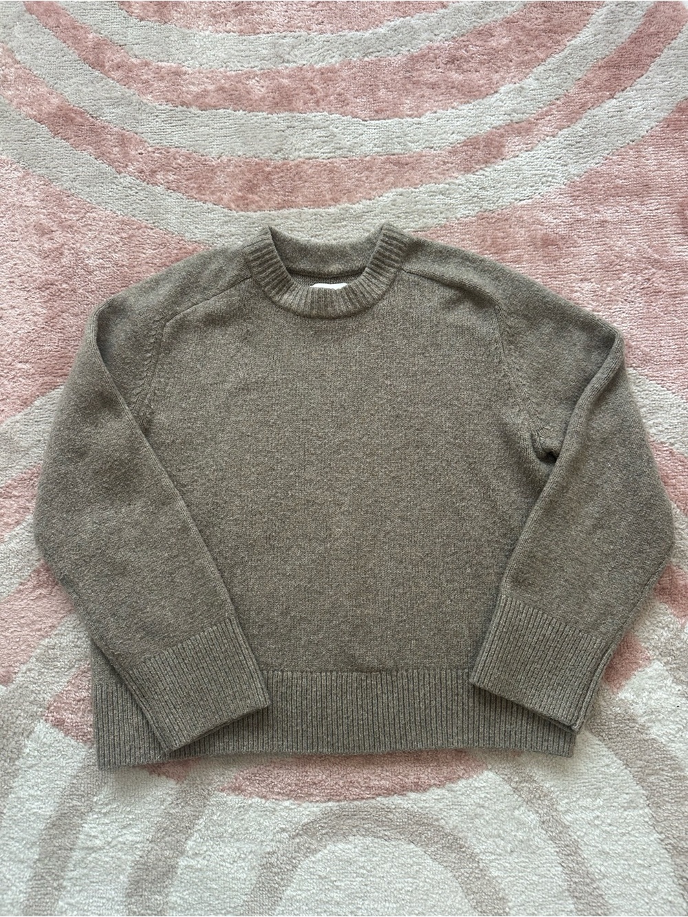 The A&F Madeline Crew Sweater in Brown Size Medium - Picture 2 of 6